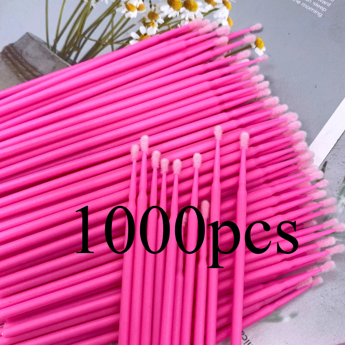 1000pcs Micro Brush Micro Swabs for Eyelash Extension Disposable Micro Applicator Brush Micro Eyelash Sticks Makeup Tools