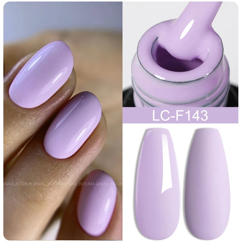LILYCUTE 7ml Champagne Rose Gold Glitter Gel Nail Polish Colorful Sparking Long Lasting Manicure Soak Off Nails Art Gel Varnish