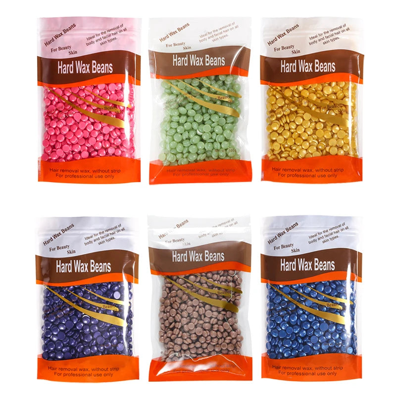 2026 Depilatory Wax Beans Hard Wax for Heating Machine Painless Hot Film Bikini Line Face Legs Body Hair Removal Treatment