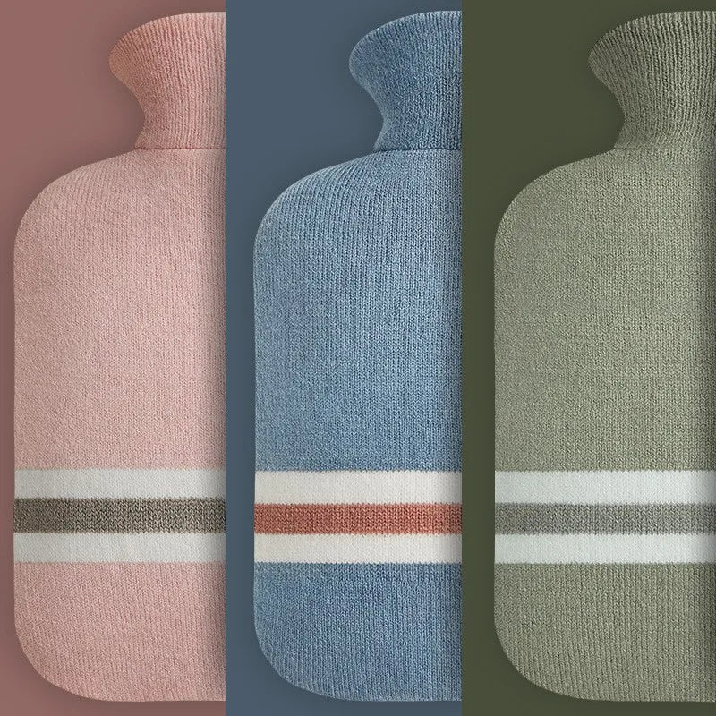 Leak-Proof Hot Water Bottle Winter Warm Electric Heating Pad for Hands Waist Pain Relief, Student Office Use Christmas Gift