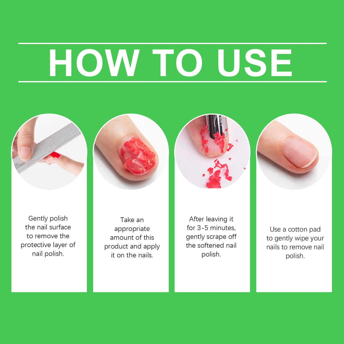 Gentle Nail Gel Remover Soak Off Solution for Acrylic Builder Gel Easy Removal Without Damaging Nails No Residue Fast Acting 8ml