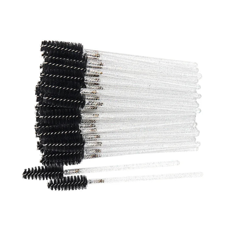 100 Pcs Disposable Eyelash Mascara Brushes for Eye Lashes Extension Eyebrow and Makeup of Makeup Tools
