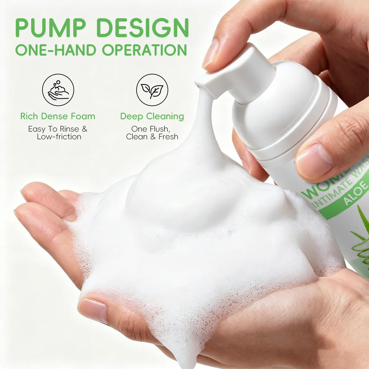 WOMEN'S INTIMATE WASH ALOE: Superior Odor Control, All-Day Freshness & Gentle Daily Grooming Care. Designed for Peak Hygiene.