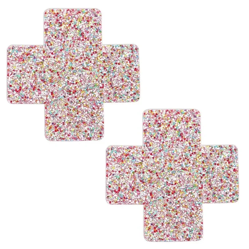 Sexy Nipple Pasties Invisible Disposable Breast Patch Clover Luminous Glitter Breast Lift Tape Chest Stickers Bara Nipple Covers