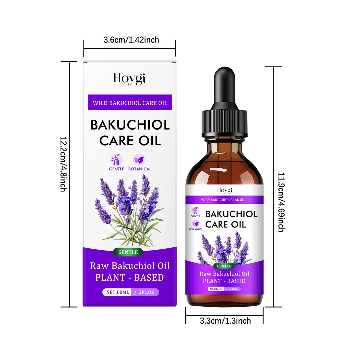 Bakuchiol Essectial Oil Relaxing Reduce Fine Lines Smoothing Facial Body Skin Care Nourish Aromatherapy Lavender Essential Oil
