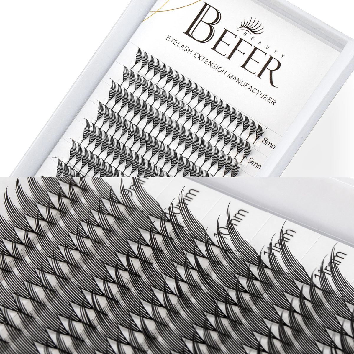 Befer Beauty Anime Lashes 240 Clusters Manga Style Feather Lash Flora Cat Eye Eyelashes 8-15mm C/D Curl Lash Extensions Supplier