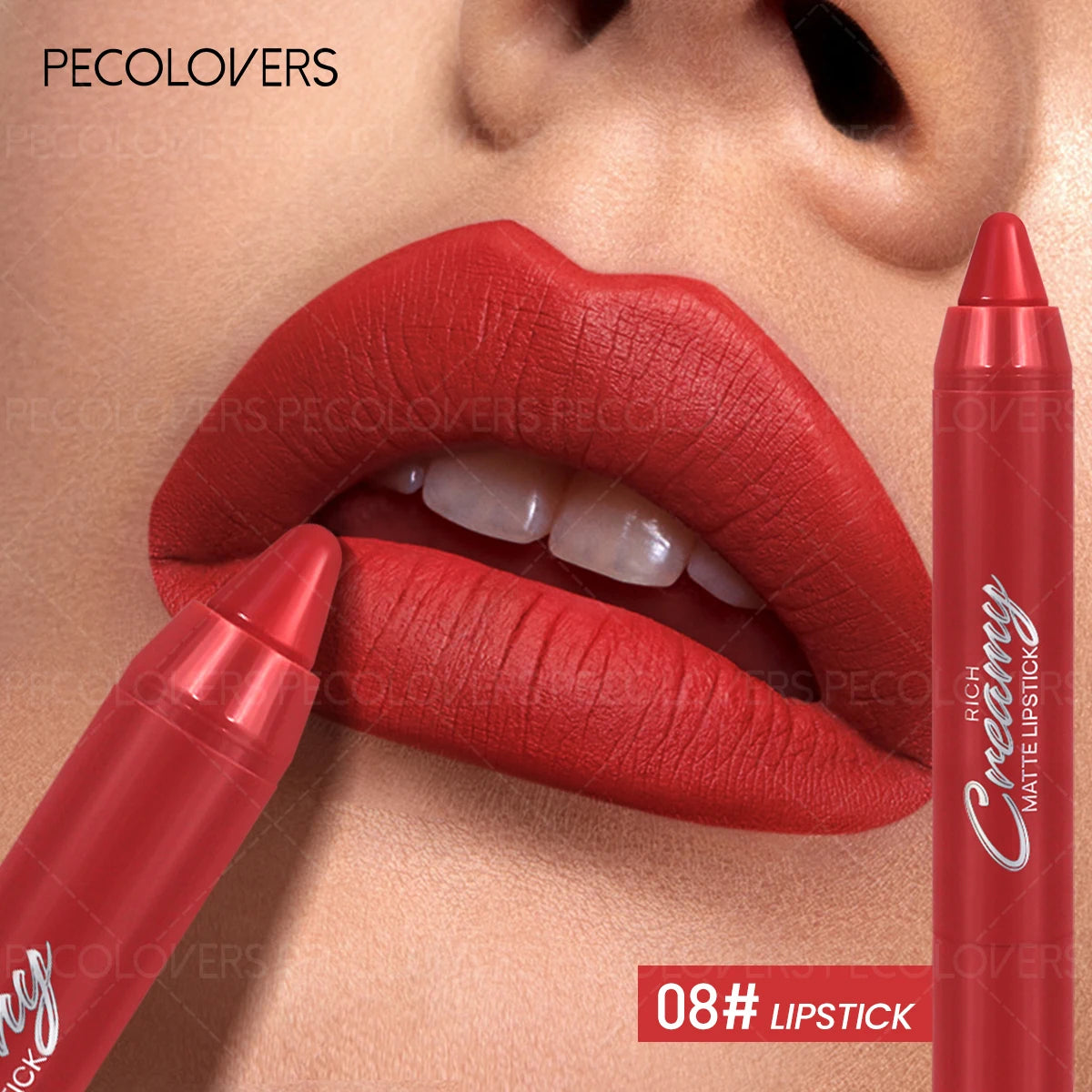 1PC Nude Frosted Lipstick - Soft Texture, Moisturizing Formula, Outline Lip Shape, Non-stick Cups, Christmas, Halloween Gifts