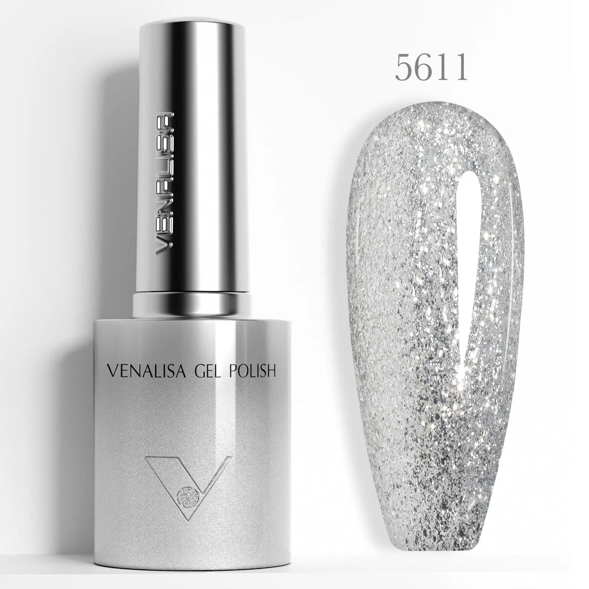 VENALISA 60 Colors TPO/HEMA FREE Glitter Gel Cat Eye Gel Nail Polish UV/LED Soak-Off Gel Polish Manicure DIY Nail Art Christmas