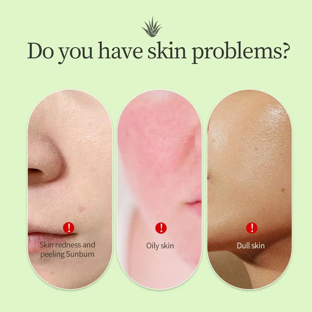 Natural 99% Aloe Vera Gel Moisturizing Soothing Sensitive Skin After Sun Repair Dilutes Acne Marks DIY Cream Lotion Mask Gel