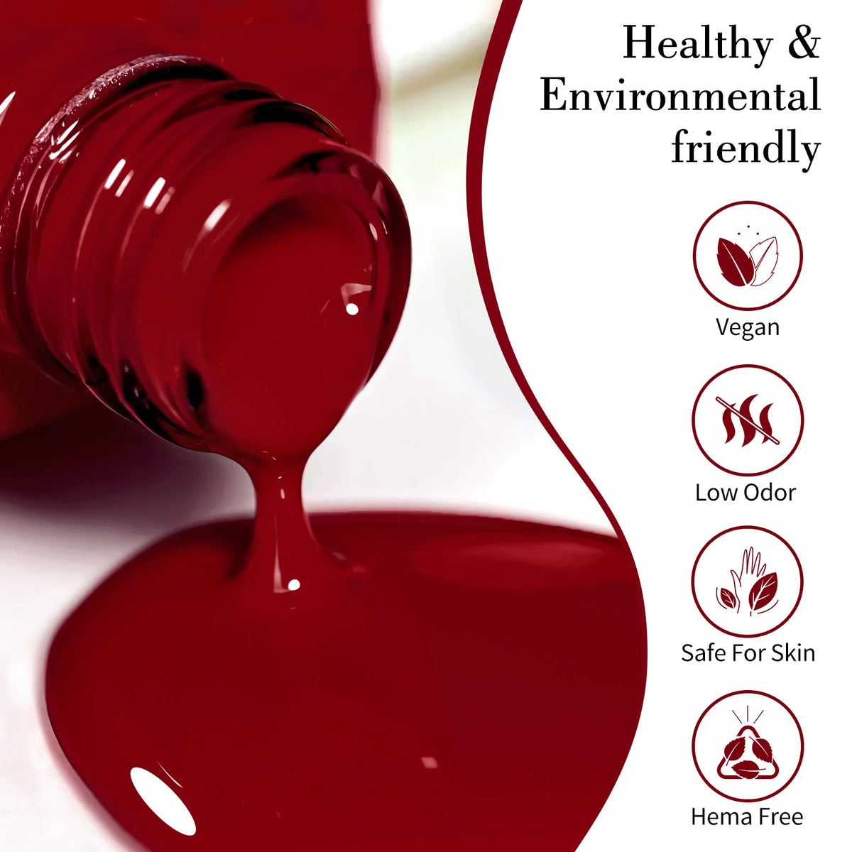 CC5 CANNI Nail Gel Polish HEMA FREE Christmas Red Winter Color Nail Gel Polish New Year Gel Design Soak Off UV LED Varnish 9ml