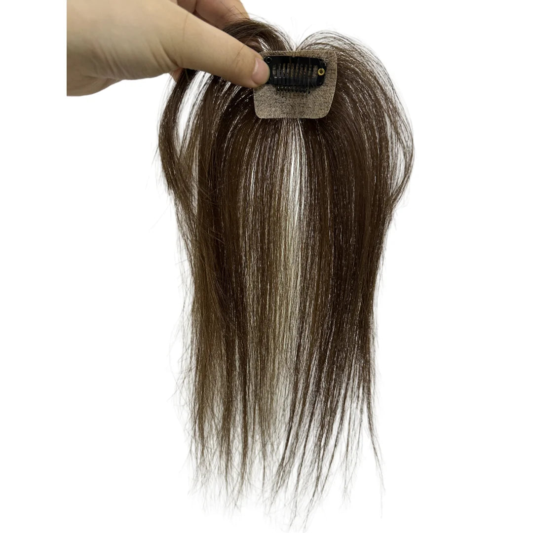 3D Full Coverage Human Hair Bangs Clips in Hairpieces for Women Wispy Bangs Hair Extensions for Thining Hair Daily Wear