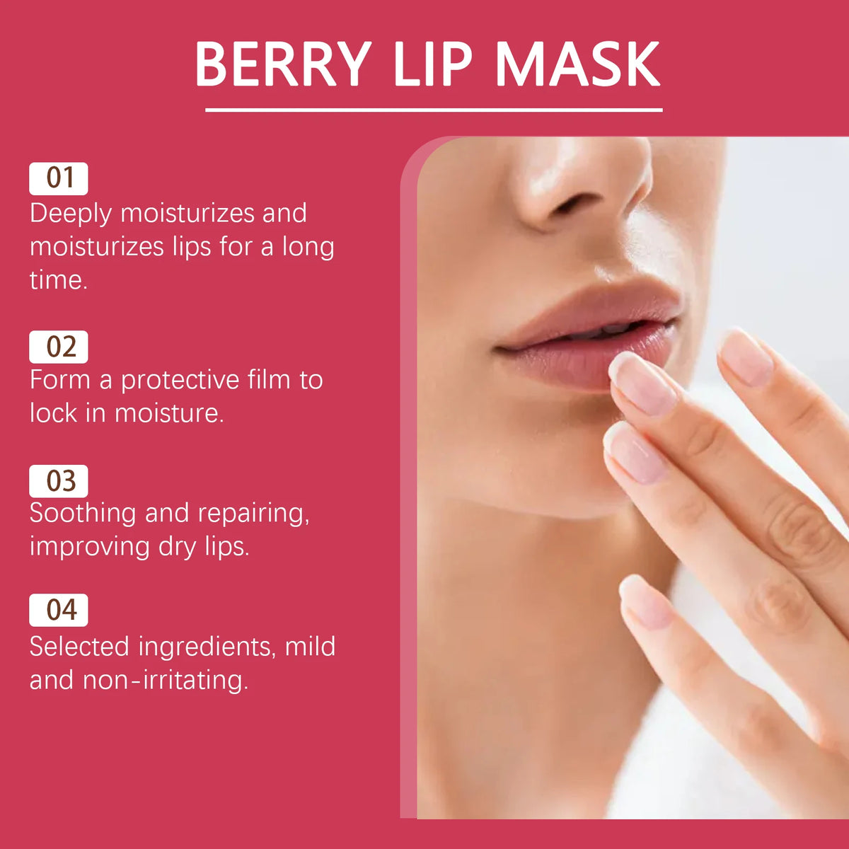20g EELHOE Moisturizing and Hydrating Sleep Lip Mask – Cleans Dead Skin, Moisturizes Dry Lips, Keeps Them Hydrated and Soft