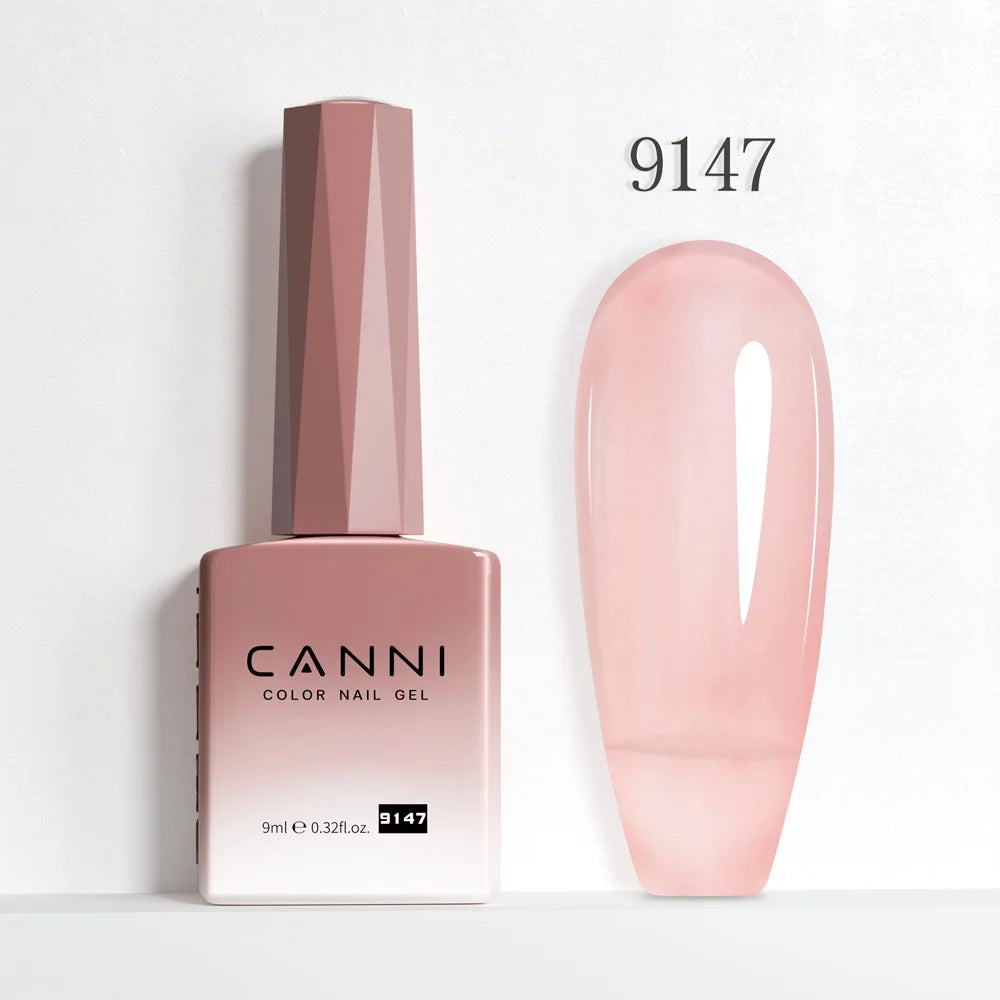 CANNI Christmas Color Gel Polish 9ml Hema Free TPO Free Nail Gel Polish Winter Colors Semi Permanent Gel Super Texture Brush