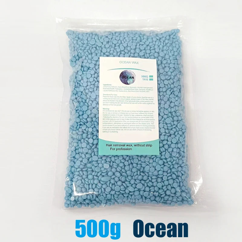 2026 1000g/500g/50g Wax Beans for Hair Removal Fast Painless Body Bikini Wax for Heater Machine Use in Beauty Salons And Home