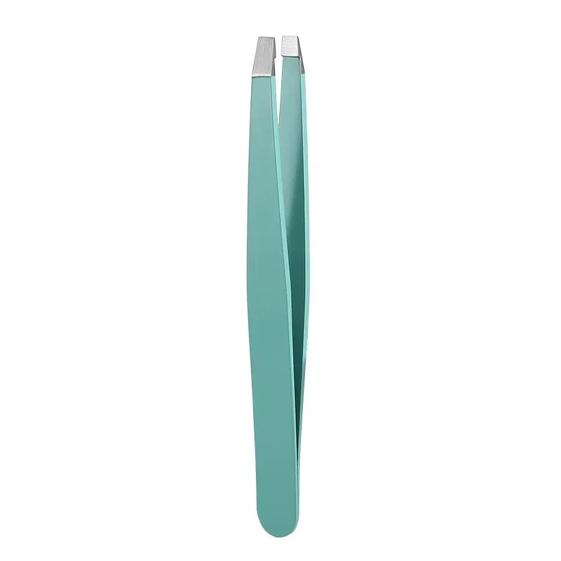 1/4pcs Stainless Steel Tweezers Kit Eyebrow Eyelash Tweezers with Storage Bag Hair Removal Tweezers for Beauty Salon&Home Use